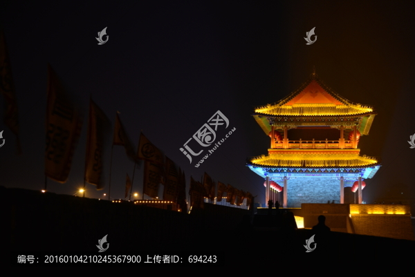 古城,古城夜景