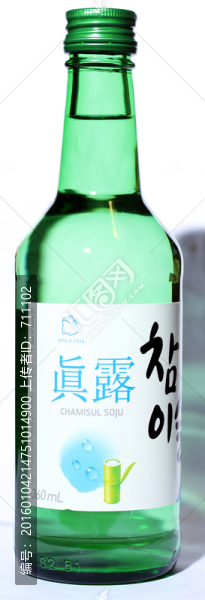 韓國料理,真露酒