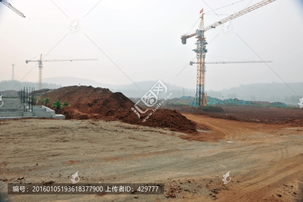 工地施工,,樓房建設(shè)