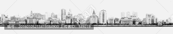 上海外灘線描（未分層）