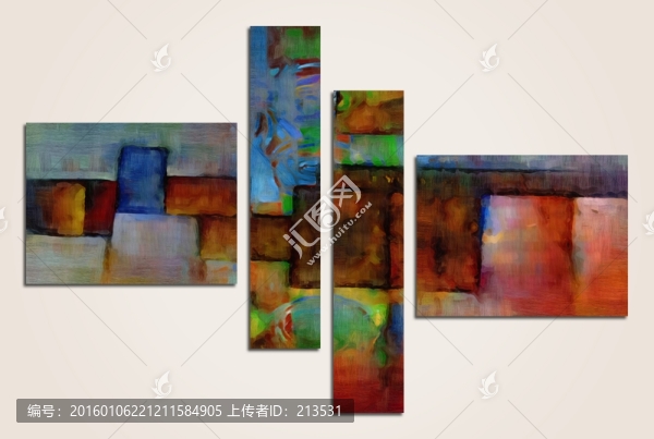 抽象畫,抽象無框畫