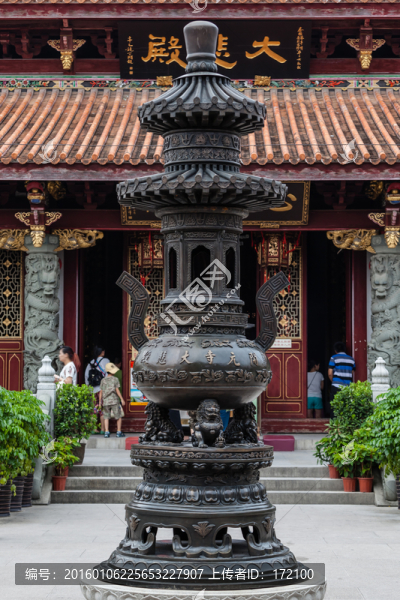 中國(guó)廣東潮州古城開(kāi)元寺