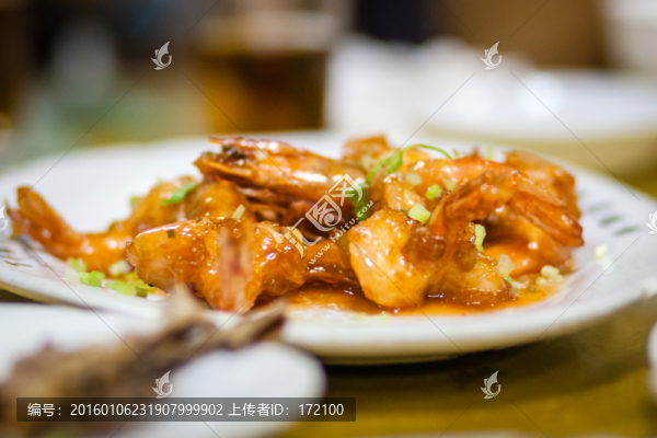 中國(guó)廣東潮州美食,炸大蝦