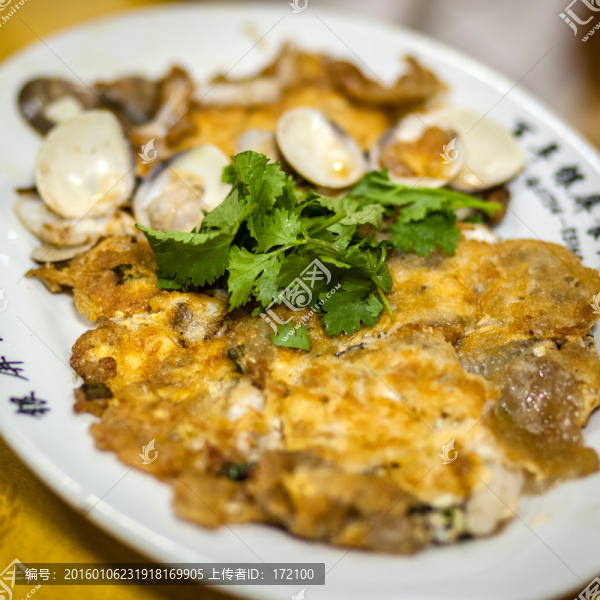 中國廣東潮州美食,蠔仔烙