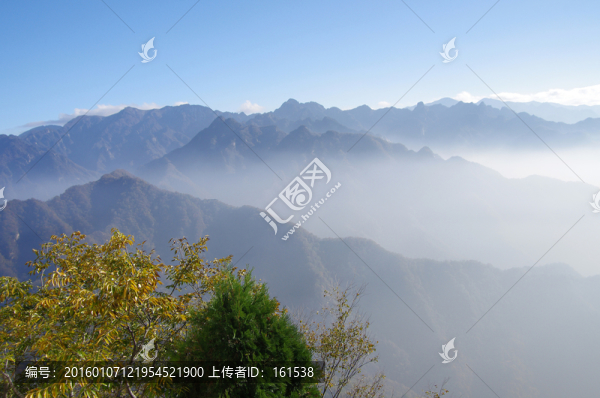 秦嶺南五臺景區(qū)主峰
