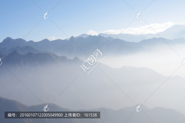 秦嶺南五臺(tái)景區(qū)主峰