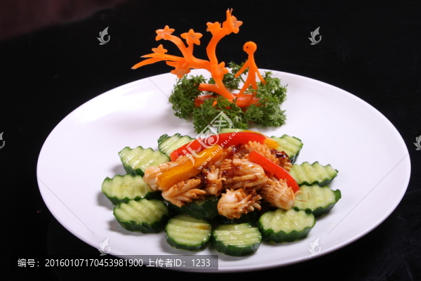 XO醬青瓜仔爆鮮魷