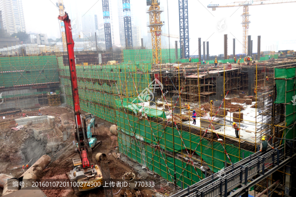 建筑工地,施工,鋼架