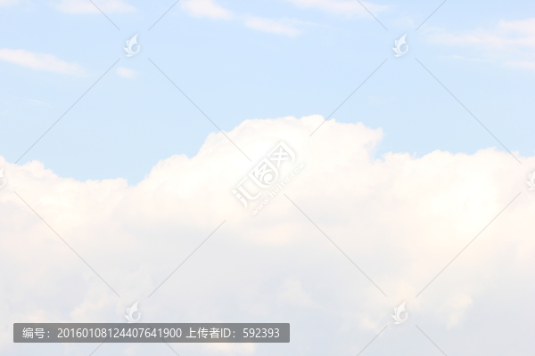 藍天白云