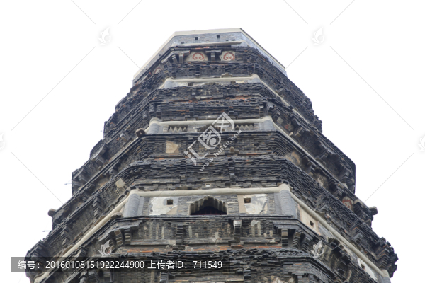 蘇州云巖寺塔（局部）