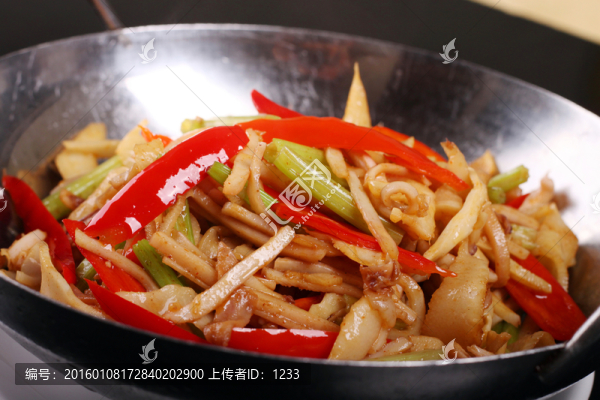 干鍋手撕魷魚