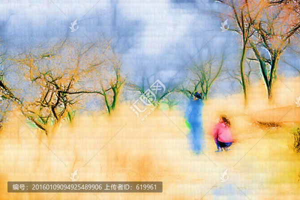 抽象風(fēng)景畫,田園風(fēng)光畫