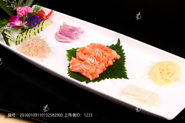 三文魚撈起