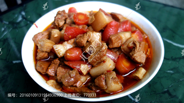 紅燒肉,胡蘿卜燒肉