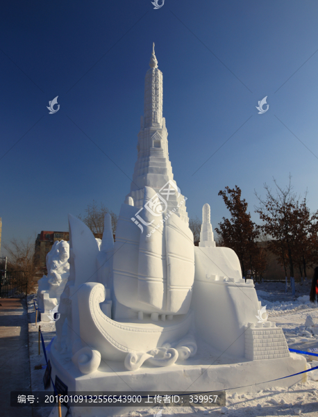 2016國際大學(xué)生雪雕大賽