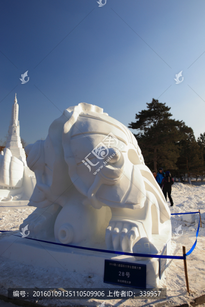 2016國(guó)際大學(xué)生雪雕大賽