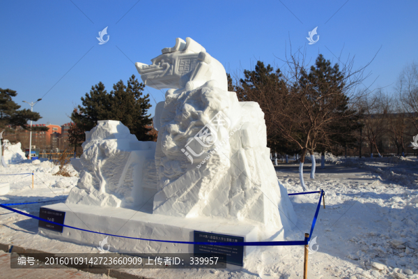 2016,國際大學(xué)生雪雕大賽