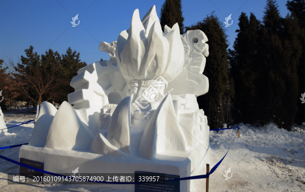 2016,國際大學生雪雕大賽