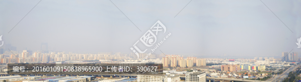 蘇州園區(qū)城市霧霾全景