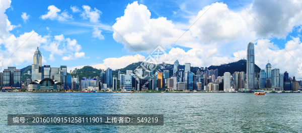 香港維多利亞港全景
