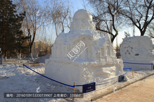 2016,國際大學(xué)生雪雕大賽