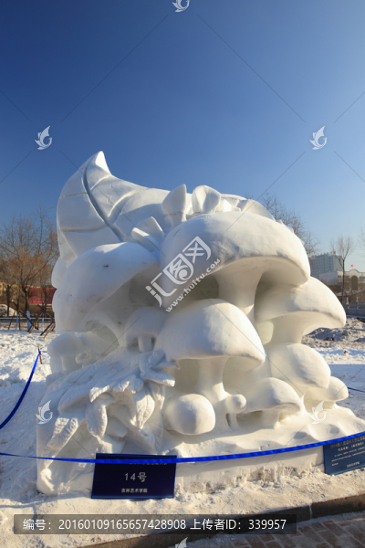 2016國際大學(xué)生雪雕大賽