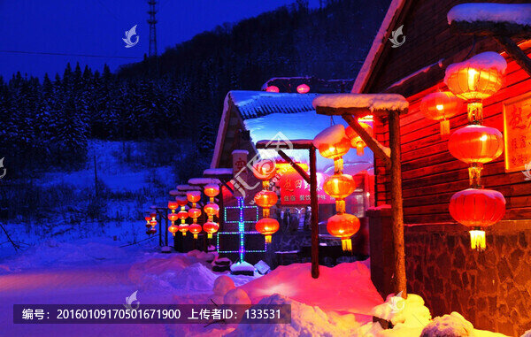 中國(guó)雪鄉(xiāng)夜色