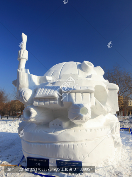 2016國際大學(xué)生雪雕大賽