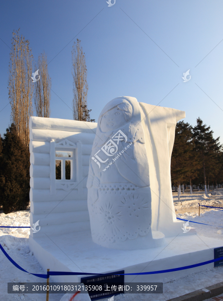 2016國際大學(xué)生雪雕大賽