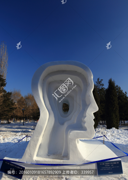 2016,國際大學(xué)生雪雕大賽
