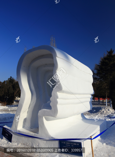 2016國際大學(xué)生雪雕大賽