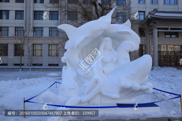 2016,國際大學(xué)生雪雕大賽