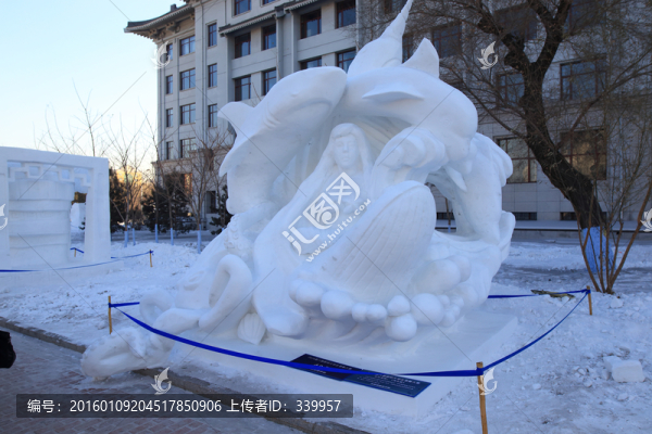 2016國際大學(xué)生雪雕大賽