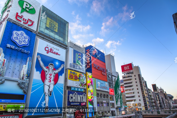 國外商業(yè)街區(qū)廣告牌