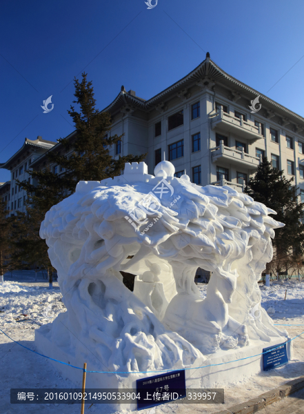 2016國際大學(xué)生雪雕大賽