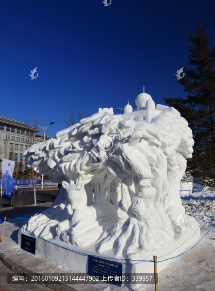 2016國際大學(xué)生雪雕大賽