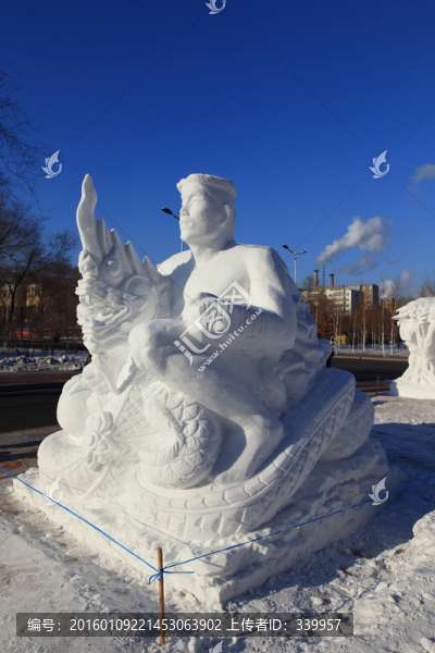 2016,國際大學(xué)生雪雕大賽