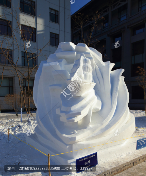 2016,國(guó)際大學(xué)生雪雕大賽