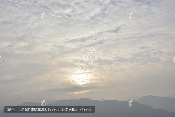 傍晚天空