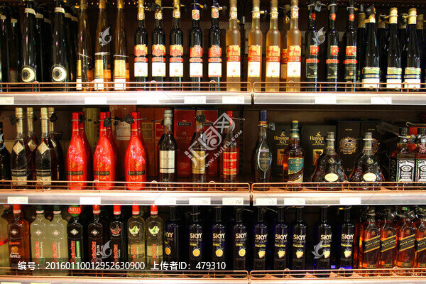 超市,超市內(nèi)景,紅酒