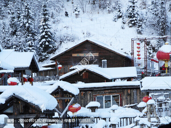 中國雪鄉(xiāng),雪景,爸爸去哪兒圖片