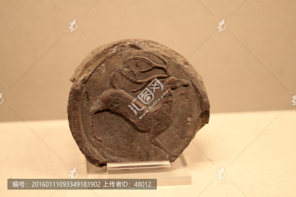 奔鹿紋瓦當(dāng)