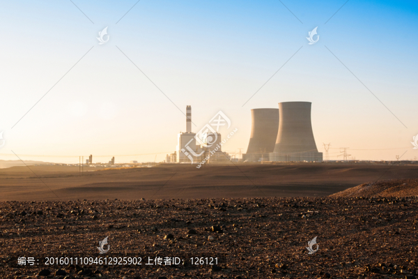 戈壁灘電廠