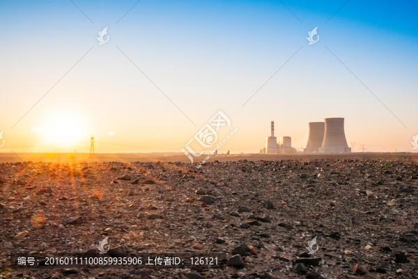 戈壁灘電廠