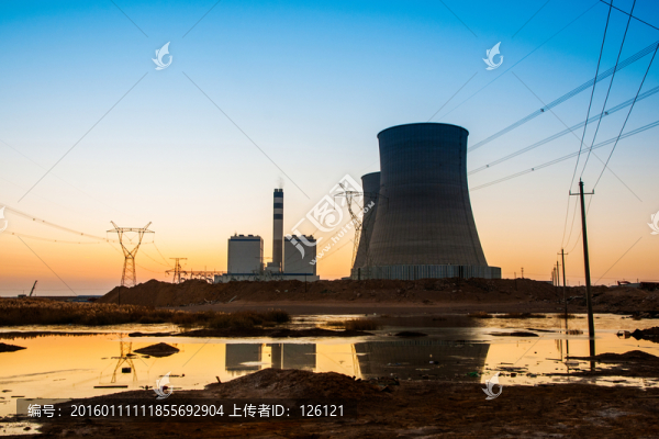 戈壁灘電廠