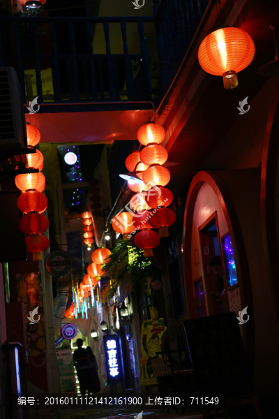 合肥中隱于市街區(qū)夜景