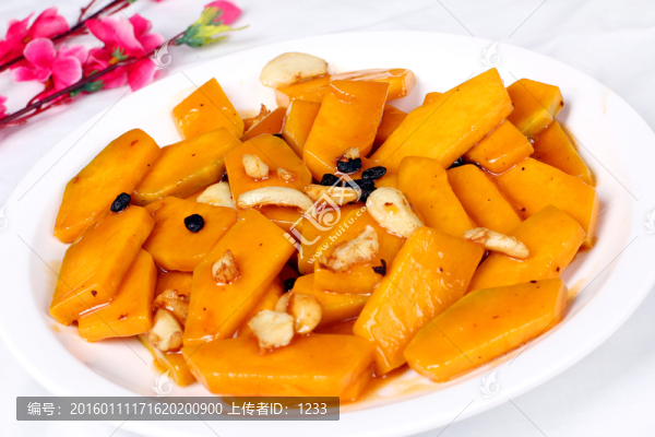 蒜頭豆豉燜金瓜