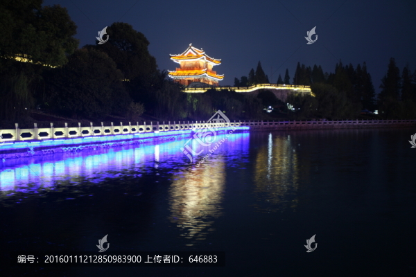 古城夜景