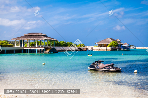 清澈的海水