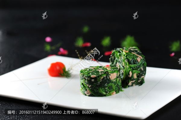 金槍魚菠菜塔